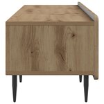vidaXL Meuble TV 147 x 34 5 x 32 cm Chêne artisanal Bois d'ingénierie