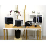 Porte-revues Mag-cube Ecoblack - Noir - X 6 - Exacompta