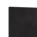 Cabeza LED vidaXL Tufté Bouton Noir 100 cm Velours