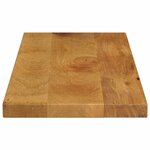 vidaXL Dessus de table 80x30x2 5 cm rectangulaire bois massif manguier