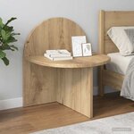 vidaXL Table de chevet 2 Pièces Chêne artisanal 40 x 35 5 x 45 5 cm