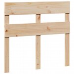 vidaXL Cadre de lit sans matelas 90x200 cm bois de pin massif