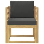 vidaXL 2 Pièce Ensemble de canapés d'extérieur Polyester