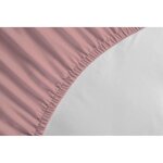 Drap-housse 140 x 190+30 cm - Rose