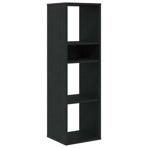vidaXL Bibliothèque noir 34x31x112 cm bois d'ingénierie