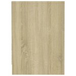 vidaXL Meuble TV Chêne sonoma 102x37 5x52 5 cm Bois d'ingénierie