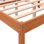 vidaXL Lit pour personne âgée sans matelas 140x190 cm bois pin massif
