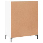 vidaXL Buffet blanc 69 5x34x90 cm bois d'ingénierie