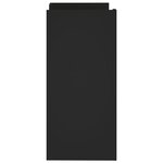 vidaXL Buffet noir 73 5x35x75 cm bois d'ingénierie