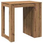 vidaXL Table de bar chêne artisanal 102x70x103 5 cm bois d'ingénierie