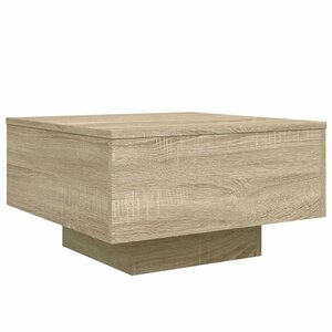 vidaXL Table basse chêne sonoma 55x55x31 cm bois d'ingénierie