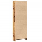 vidaXL Bibliothèque vieux bois 60x24x176 cm bois d'ingénierie