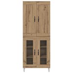 vidaXL Haut Armoire Chêne artisanal 69 5 x 34 x 180 cm