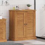 vidaXL Armoire de salle de bain avec porte VIGO Marron et Marron Miel