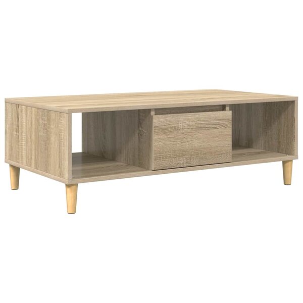 vidaXL Table basse Chêne Sonoma 103 5 x 60 x 35 cm Bois d'ingénierie