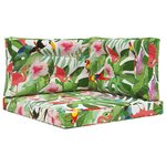 vidaXL Coussin de canapé d'extérieur 3 Pièces coloré Polyester