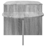 vidaXL Table basse Sonoma gris 100 x 50 x 40 cm Bois d'ingénierie