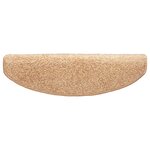 vidaXL Tapis d'escalier auto-adhésifs 15 pc 80 x 24 5 x 3 5 cm Doré
