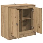vidaXL Buffet Chêne artisanal 70 x 35 5 x 67 5 cm Bois d'ingénierie