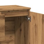 vidaXL Buffet chêne artisanal 102x35x70 cm bois d'ingénierie