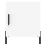 vidaXL Table de chevet blanc 40x40x50 cm bois d’ingénierie