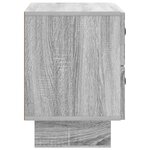 vidaXL Cabinet de chevet Sonoma gris 62 x 34 5 x 47 5 cm