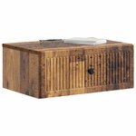 vidaXL Cabinet de chevet Bois ancien 49 x 34 5 x 20 cm