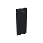 Agenda journalier Long 14 x 35 cm 1 jour / page Euros Cents Noir LECAS