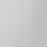 vidaXL Cabinet roulant 53 x 39 x 103 cm Bois de Pin Massif Blanc