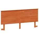 vidaXL Tête de lit cire marron 180 cm bois massif de pin