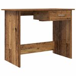 vidaXL Bureau Vieux bois 100 x 50 x 76 cm Bois d'ingénierie