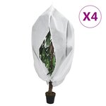 vidaXL Housses de protection pour plantes avec fermeture éclair 4 Pièces