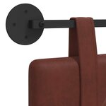 vidaXL Tête de lit suspendue PU antique