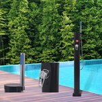 vidaXL Douche solaire 8 L PVC Acier