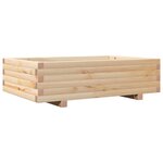 vidaXL Jardinière 90x60x26 5 cm bois de pin massif
