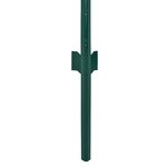 vidaXL Clôture en grillage métallique avec poteaux Acier 25x1 5m Vert