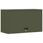 vidaXL Armoire murale pour garage Vert olive 90 x 40 x 53 cm