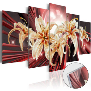 Tableau sur verre acrylique - the magic of passion [glass] l x h en cm 100x50