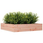 vidaXL Jardinière 110x110x23 cm bois massif douglas