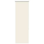 vidaXL Store enrouleur occultant blanc cassé largeur du tissu 40 7 cm