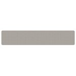 vidaXL Tapis de couloir aspect sisal platina 50x250 cm