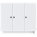 vidaXL Buffet Blanc 89 x 34 5 x 80 cm Bois d'ingénierie