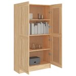 vidaXL Bibliothèque Chêne sonoma 82 5x30 5x150 cm Bois d’ingénierie