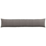 vidaXL Coussins de canapé 2 Pièces Gris clair 200 x 40 cm