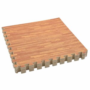 vidaXL Tapis de sol de piscine 6 Pièces bois 4 32 ㎡ Mousse EVA
