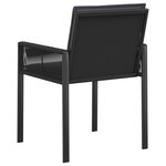 vidaXL Chaises de jardin 2 Pièces Noir et Gris foncé polyrotin