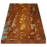 vidaXL Dessus de table 140x20x2 5cm rectangulaire bois massif récupéré
