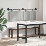 vidaXL Tête de lit suspendue Gris nuage Tissu
