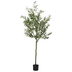vidaXL Olivier artificiel 700 feuilles 180 cm vert