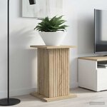 vidaXL Support de Plante 2 Pièces Chêne Sonoma 30 5 x 30 x 43 cm